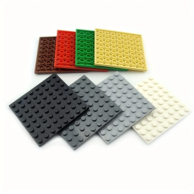 10 stücke 8x8 Gebäude Block Grundplatte Kompatibel 41593 Bord Dünne Zahlen Bricks DIY Kinder Bildungs Baut Ziegel Spielzeug – Detail 6