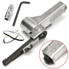 3/8" Air Belt Sander Air Angle Grinder Angle Grinding Machine with Sanding Belts for Air Compressor Sanding Pneumatic Tool Set 1