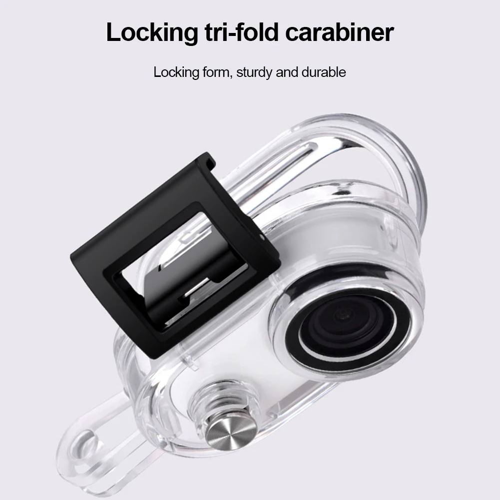 버클 디자인 카메라 보호 케이스, 40m 방수 카메라 보호 하우징 케이스, Insta 360 Go 3 용 액션 카메라 액세서리