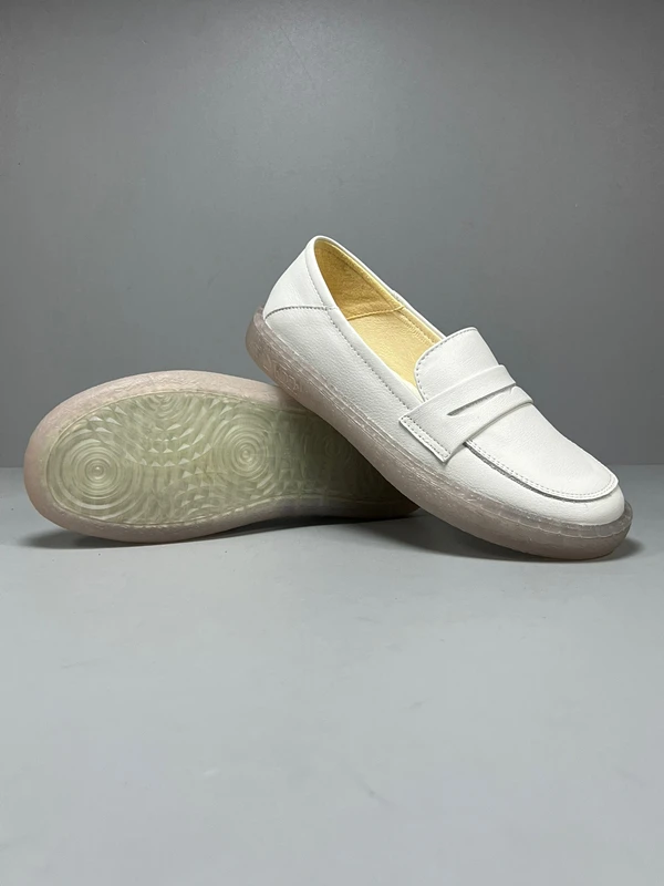 Withered 35-40 Vintage Flat Shoes Fashion Causal Genuine Leather Cowhide Slip-On Loafers Women Soft Mom Shoes