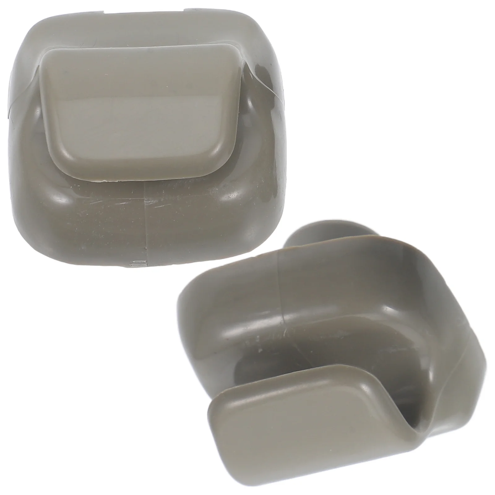 

2 Pcs Sun Visor Buckle Shade Clips Car Hook Makeup Mirror Fixing Bracket Pp Vehicle Accessories