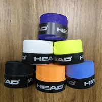 6 Pieces Original HEAD Overgrip Anti Slip Tennis Racket Sweatband Grips Padel Shock Absorption Grip Tape Training Accessories 6