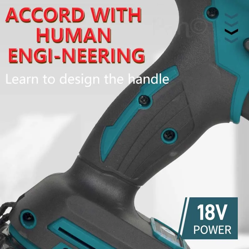 Makita DDF487 13mm red circle brushless lithium rechargeable impact drill,household hand drill,high torque electric screwdriver 6