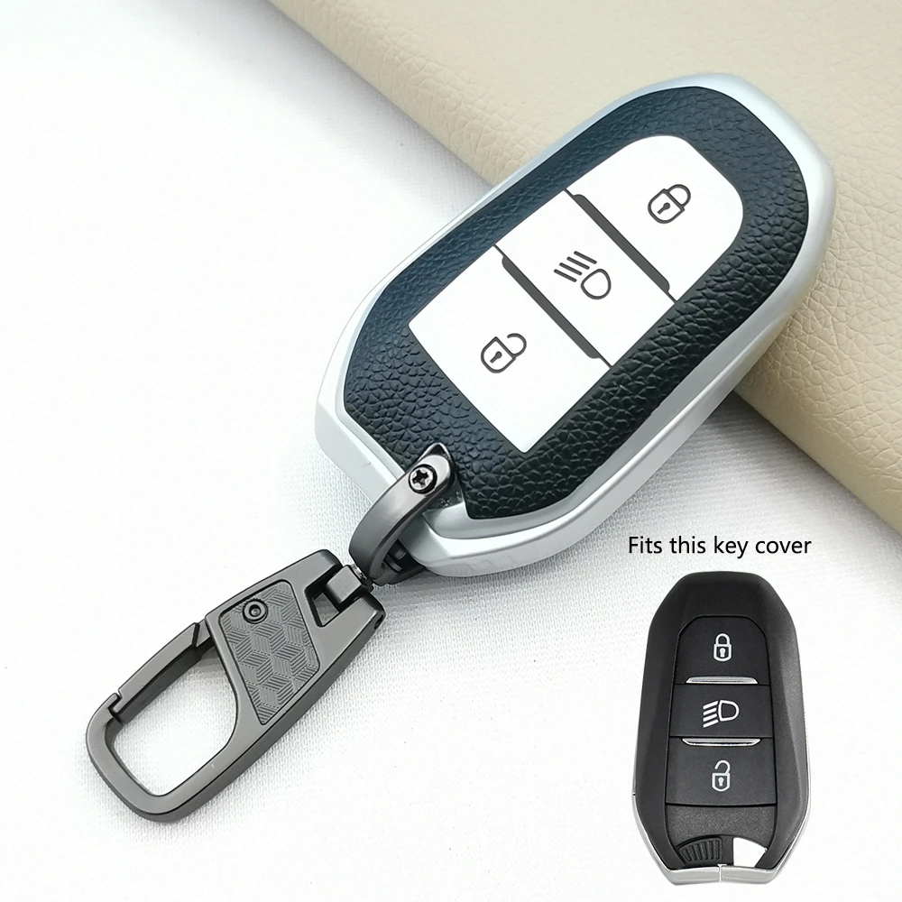 Key Case Key Case Cover Car Key Shell Flip Key Fob Shell Car Key Blocker Car Key Shielding Box Faraday Key Fob Protector Car Key Case Cover For Peugeot 301 308 408 508 2008 308S 3008 4008 5008 307