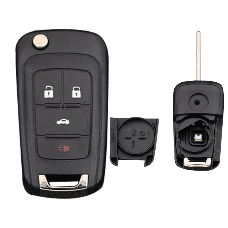 Per Buick Regal 4 Pulsanti Flip Key Shell Autokeysupply Akbkf105