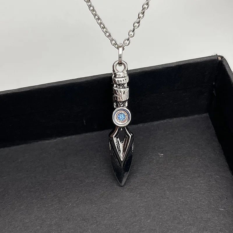 Game Valorant JETT Necklace Blade Storm Model Pendant Game Peripheral Toy Knife Cosplay Accessorie Knife Necklace