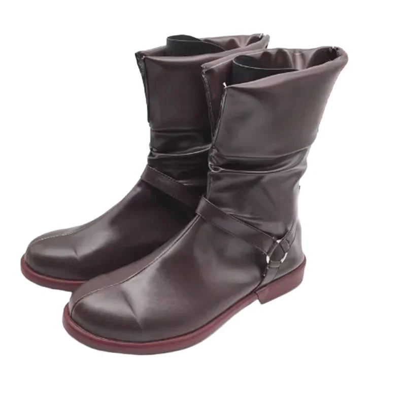 Fullmetal Alchemist-Inspired Edward Elric Military Boots Cosplay for Unisex