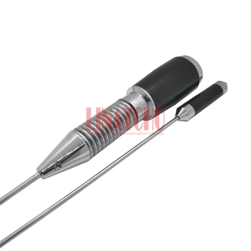 Detachable Frequency 155MHz VHF Bottom Spring Omni Whip High Gain Car Radio Antenna PL259