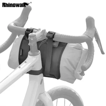 Rhinowalk supporto per borsa da manubrio per bicicletta Bikepacking Harness Mounts borsa anteriore staccabile deposito bagagli Fit MTB bici da strada RK9401