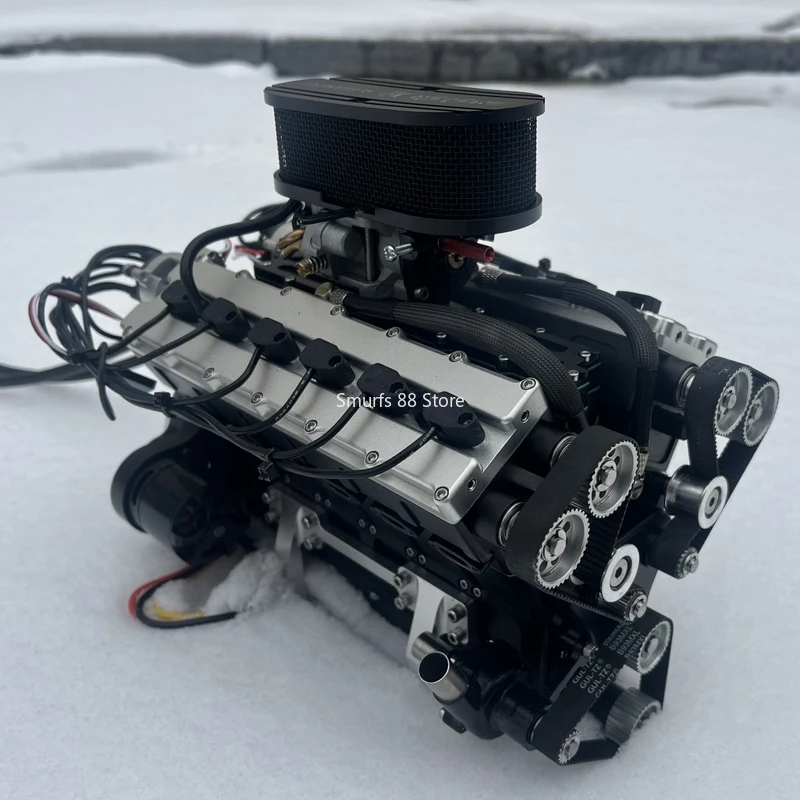 V12 Gasoline Engine Model 72CC Four-stroke Metal Internal