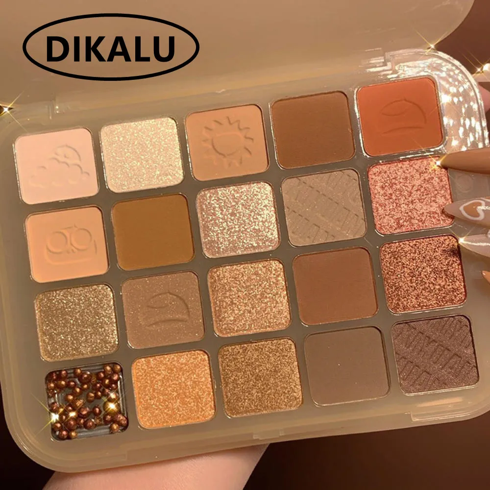 20 Colori Chestnut Eyeshadow Palette Ultra Shimmer Glitter Peal Powder Matte Waterproof Eye Shadow Makeup Strumenti Di Lunga Durata