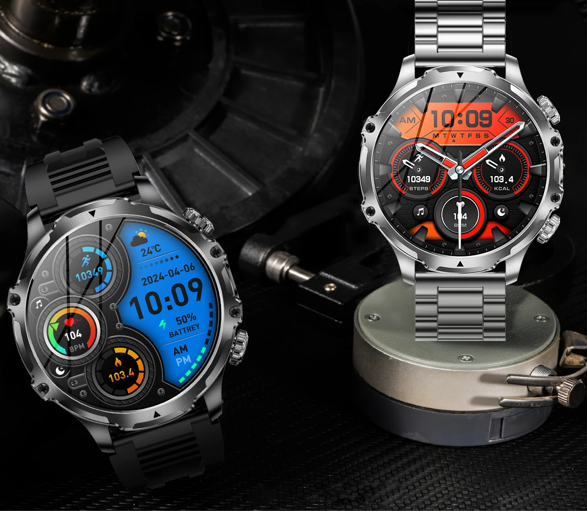 AK75 ����Ʈ ��ġ ������, 1.9 ��ġ, ������ �߿� ������ ��Ʈ�Ͻ� Ʈ��Ŀ, 700mah ��뷮 ���͸�, BT ȣ�� LED ���� ����Ʈ��ġ