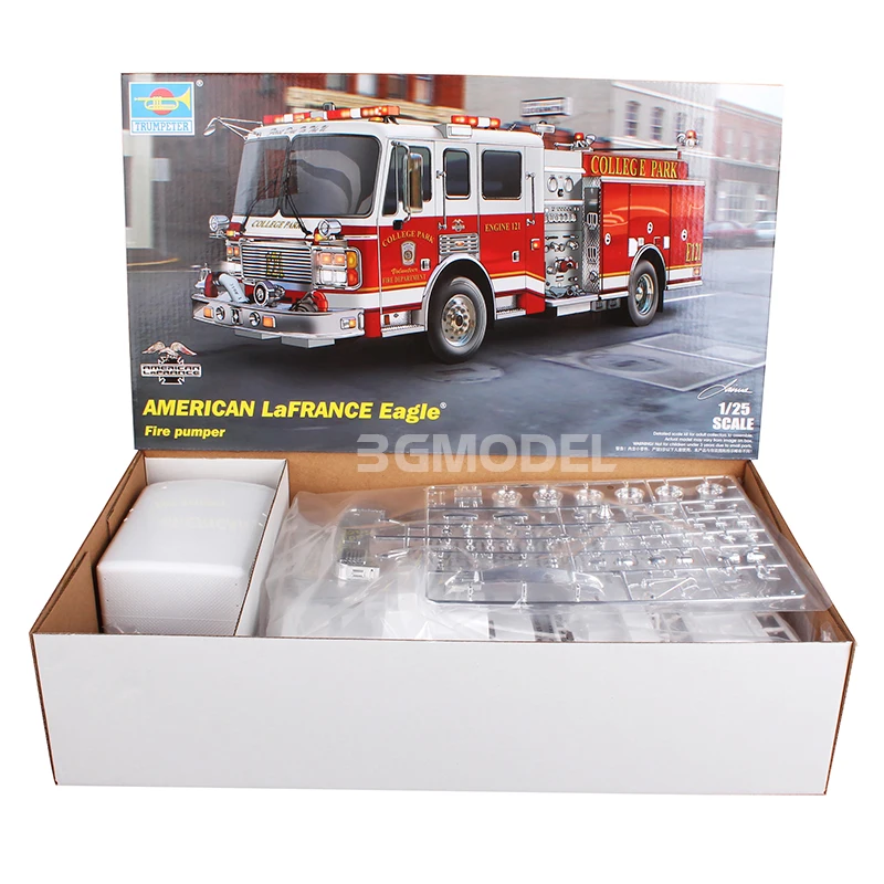 Building a 1/25 Scale American LaFrance Eagle Fire Pumper Fire Truck