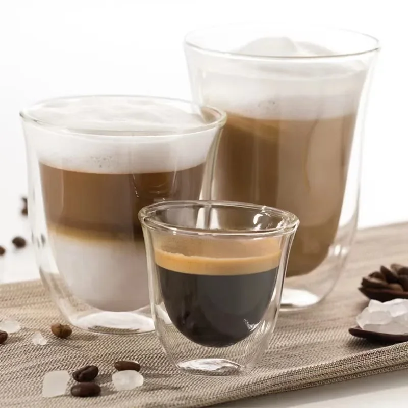 Double Wall Insulated Glass Tea and Coffee Cup