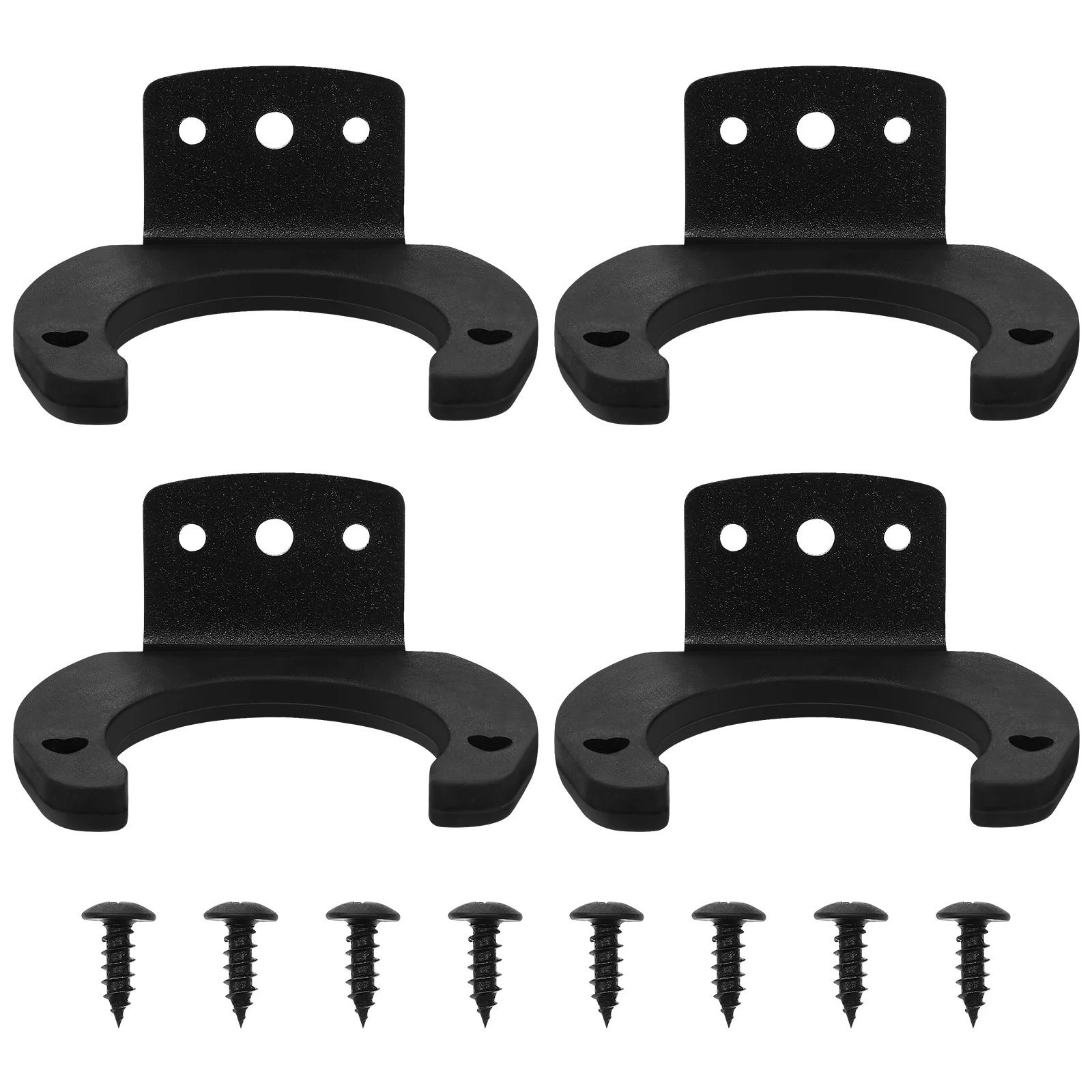 

4pcs Microphone Holder Microphone Wall Clip Silicone Microphone Hook Wall Microphone Clamp Stand
