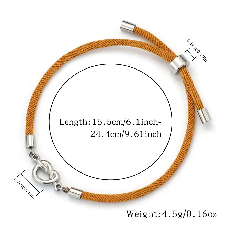 Stainless Steel Heart Chain Bracelet for Women