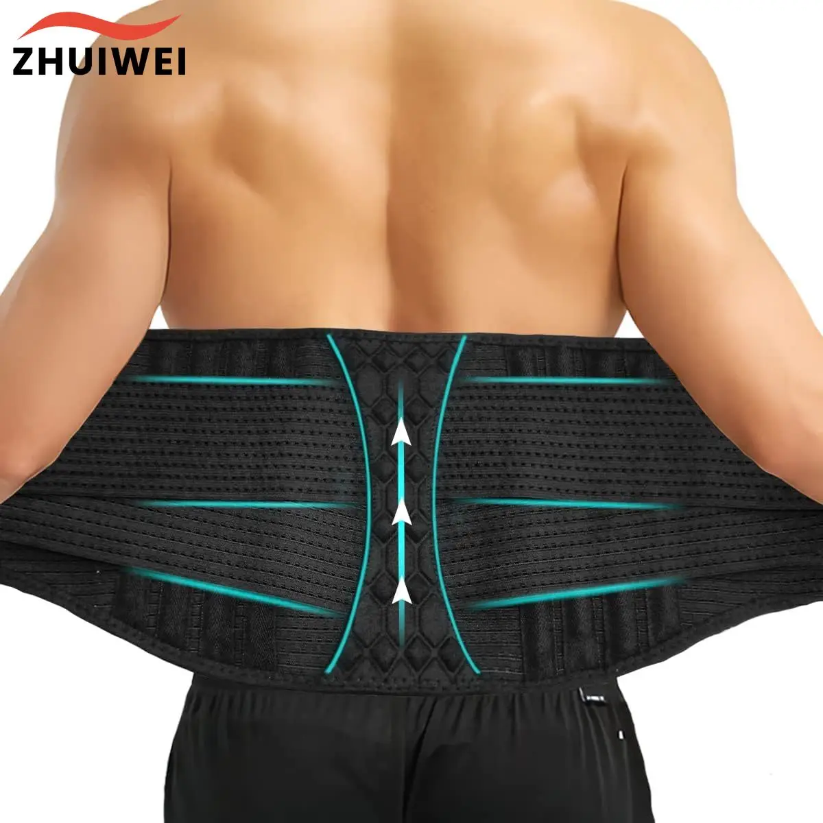 

Back Brace for Lower Back Pain Relief for Work Heavy Lifting Adjustable Waist Lumbar Back Support Belt for Herniated Disc