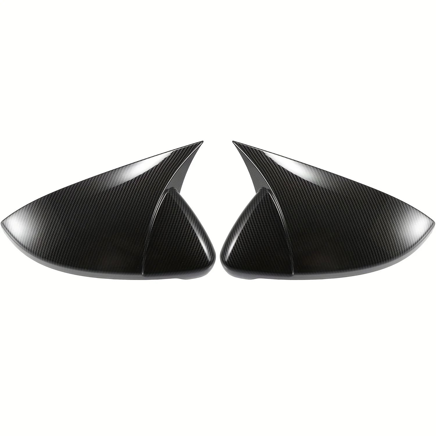 폭스바겐 골프 MK7 7.5 GTI 7용 내구성 있는 ABS 프론트 사이드 미러 커버 | 골프 7 R 투란 L에 맞는 핀스트라이핑 테이프 디자인 OEM