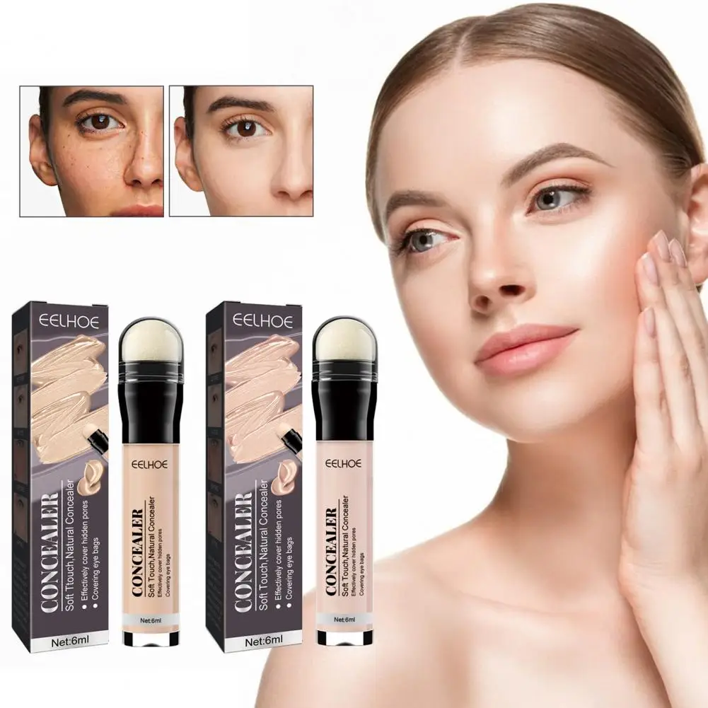 6ml Eraser Concealer Pen Cover Pores Long Lasting Contour Stick Dark