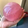 Natural Rose Quartz Crystal Ball Polished Massage Sphere Ball Reiki Healing Room Decor Pink Crystal Souvenirs Stone Crafts 1
