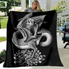 Escher Visual Disorder Art Pattern Flannel Throw Blanket Soft Lightweight Warm Blanket Bedroom Couch Bed Decor Kids Adults Gift 6