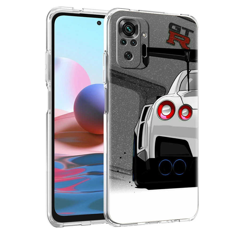JDM Sports Cars Design Clear Phone Case