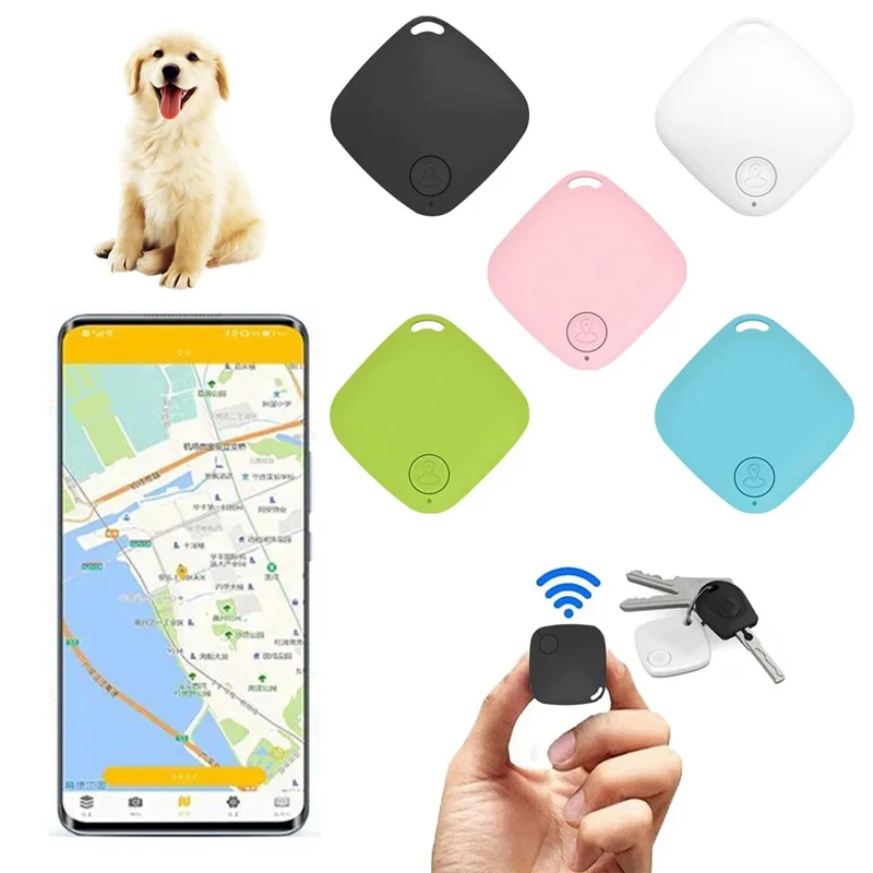 Anti Lost Tracker GPS Locator Key Finder Anti Lose Tracker Item Locator Key Chain Locator Anti Lost Locator Mini GPS Tracker Anti-Lost Pet Kids Wallet Key bag Positioning Smart Bluetooth Find Locator Tag Alarm Reminder For Ios Android