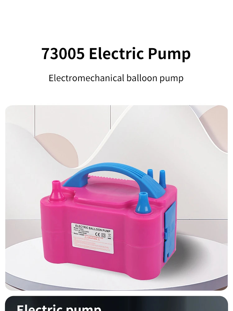 Kollektion Hochspannung Doppel loch AC aufblasbare elektrische Ballon pumpe EU-Stecker elektrische Luft kugeln Pumpe alle Stil Inflator Pumpe tragbar ai – Detail 1