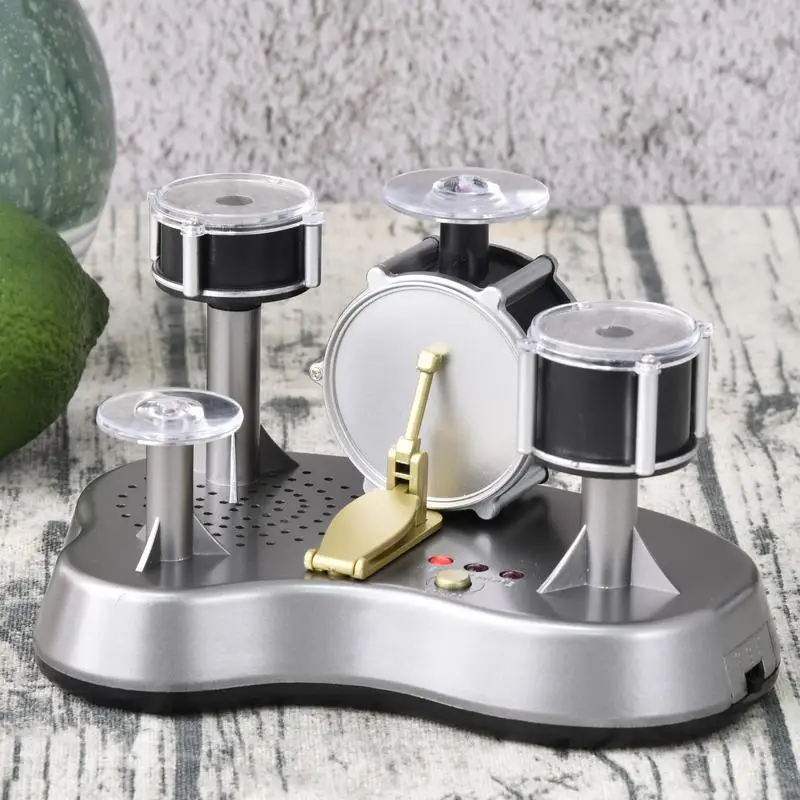 Mini Finger Drum Set Desktop Drum Set Portable Mini For Desk Musical Miniature Touch-sensitive Finger