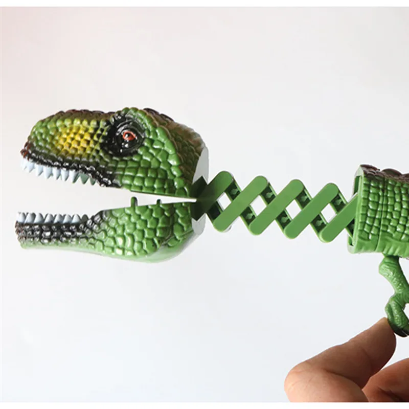 Crianças brinquedo dinossauro brinquedos animais de plástico figuras  grabber garra jogo snapper pegar novidade crianças presente