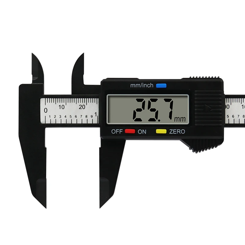 New 150mm Electronic Digital Caliper Carbon Fiber Dial Vernier Caliper Gauge Micrometer Measuring Tool Digital Ruler images - 6