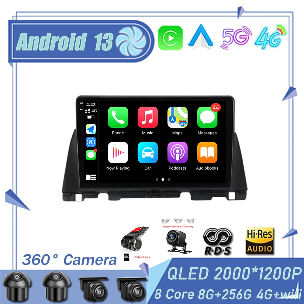 

Android 13 Car Radio Multimedia Navigation CarPlay Video Player GPS DRS 2 DIN No DVD BT For Kia K5 /Kia Optima 2016 2017 2018