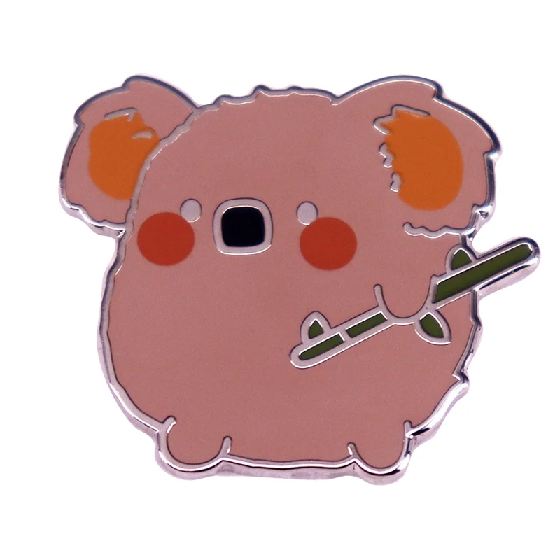 

A3070 Cartoon Koala Animals Lapel Pins for Backpack Enamel Pins Cute Briefcase Badges Men Women Brooches on Clothes Accessories