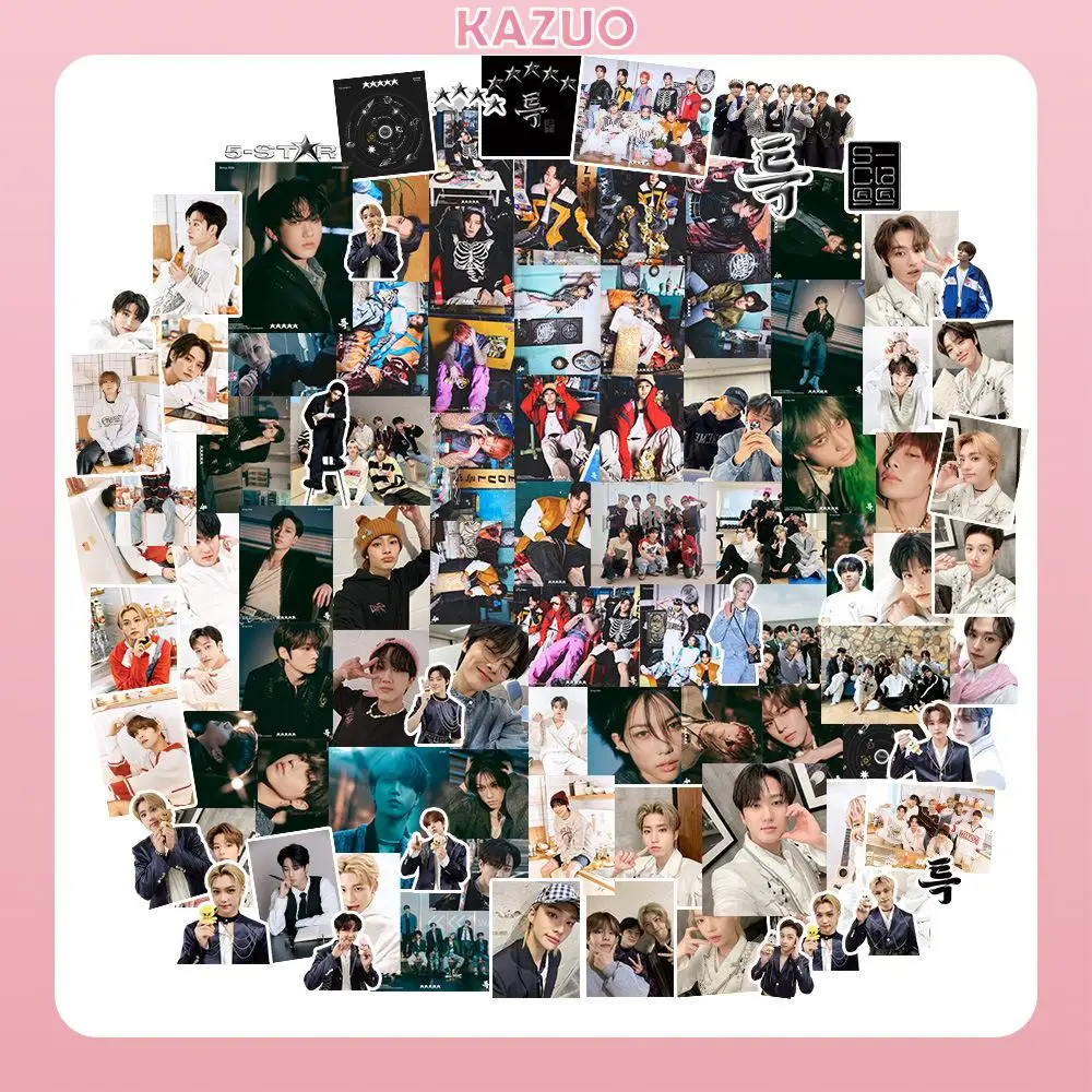 

KAZUO 99Pcs Stray Kids 5-STAR Album Stickers idol Collection Waterproof Idol Photo Sticker