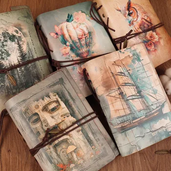 Vintage Cowhide Journal Notebook 1