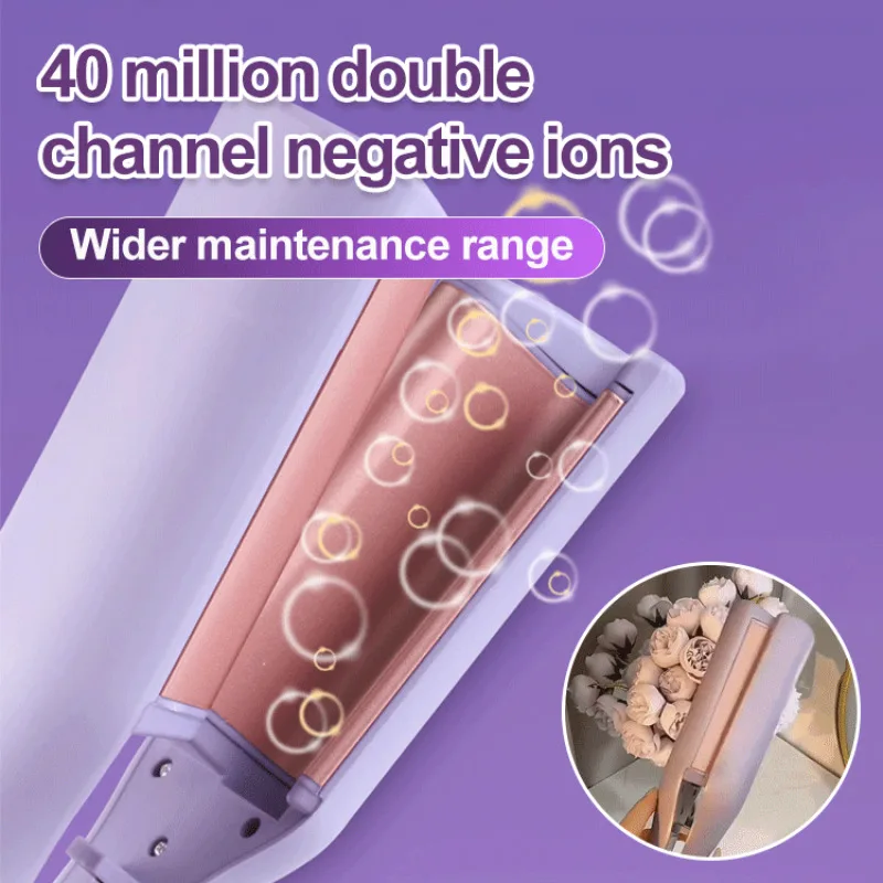 32mm French egg roll curling iron wavy wool curling splint negative ion water ripple large curl hair curler hair iron