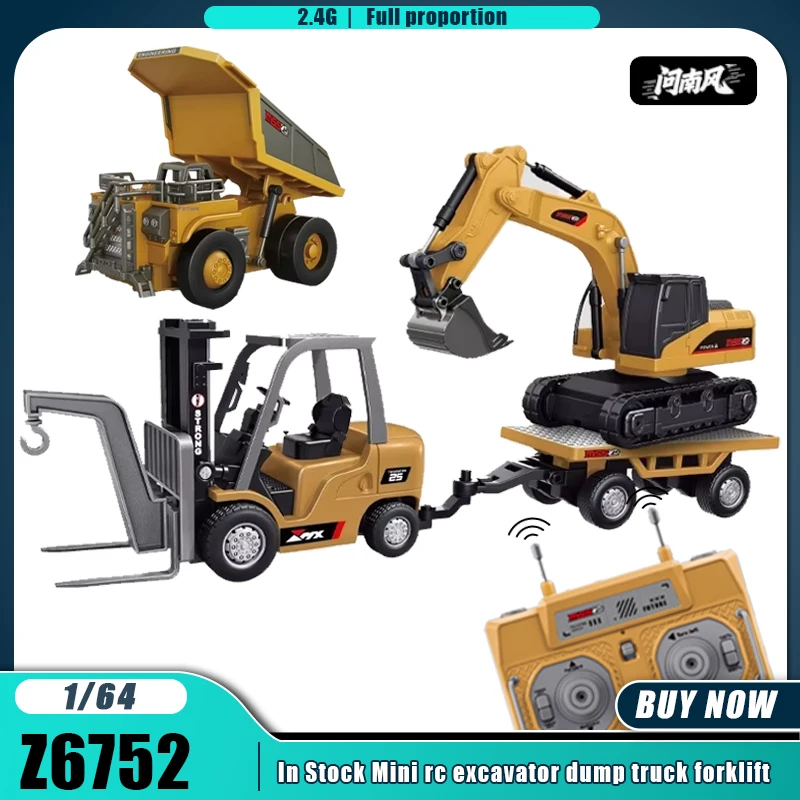 Genérico MicroCrew Mini RC Construction Series - Pocket Dump Truck
