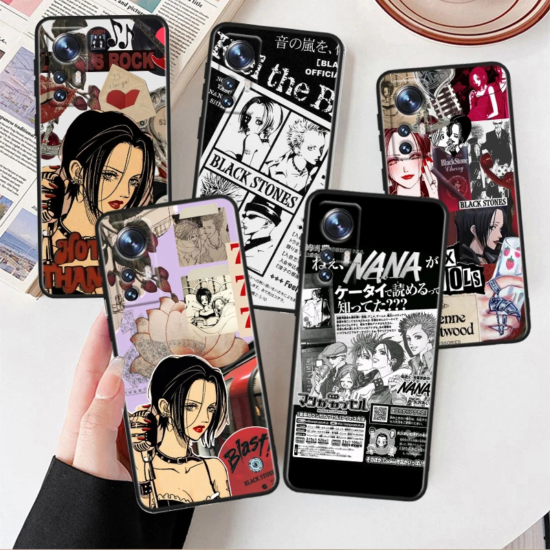 

Nana Osaki Anime For Xiaomi Mi 10T 10S 9T 9 SE 8 A3 A2 A1 6X 5X CC9E Note 10 Lite Pro Mix 3 Black Soft Phone Case