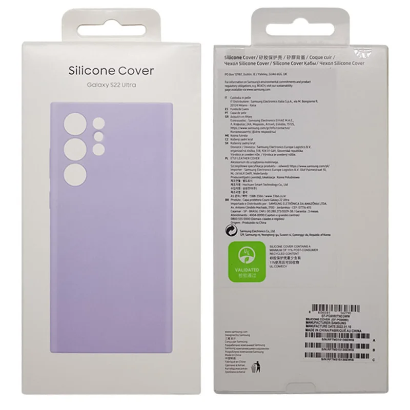 S22Ultra Silicone Cover For Samsung Galaxy S22 Ultra 5G Case Classic Quality Business Original Protective Phone Cover G9080