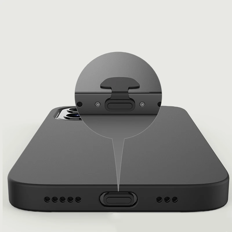【C】USB Type-C 포트 보호용 충전 포트 방진 플러그 실리콘 먼지 플러그 커버 분실 방지 캡