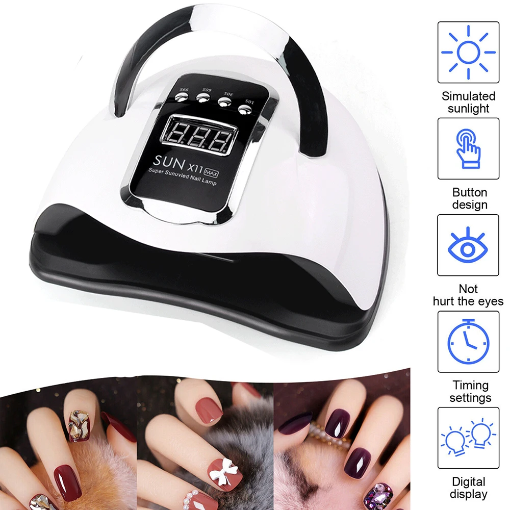 SUN X11 Max 132W UVLED Nail Drying / Curing Lamp BARTER HUTT