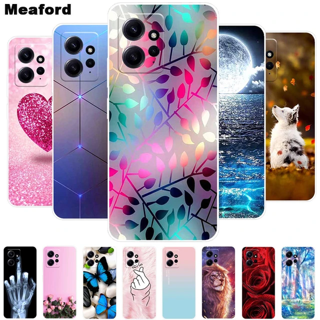 For Xiaomi Redmi Note 12 5G Case Marble Silicone Soft TPU Fundas Cases For  Xiaomi Redmi Note 12 Pro Plus Cover Shockproof Coque