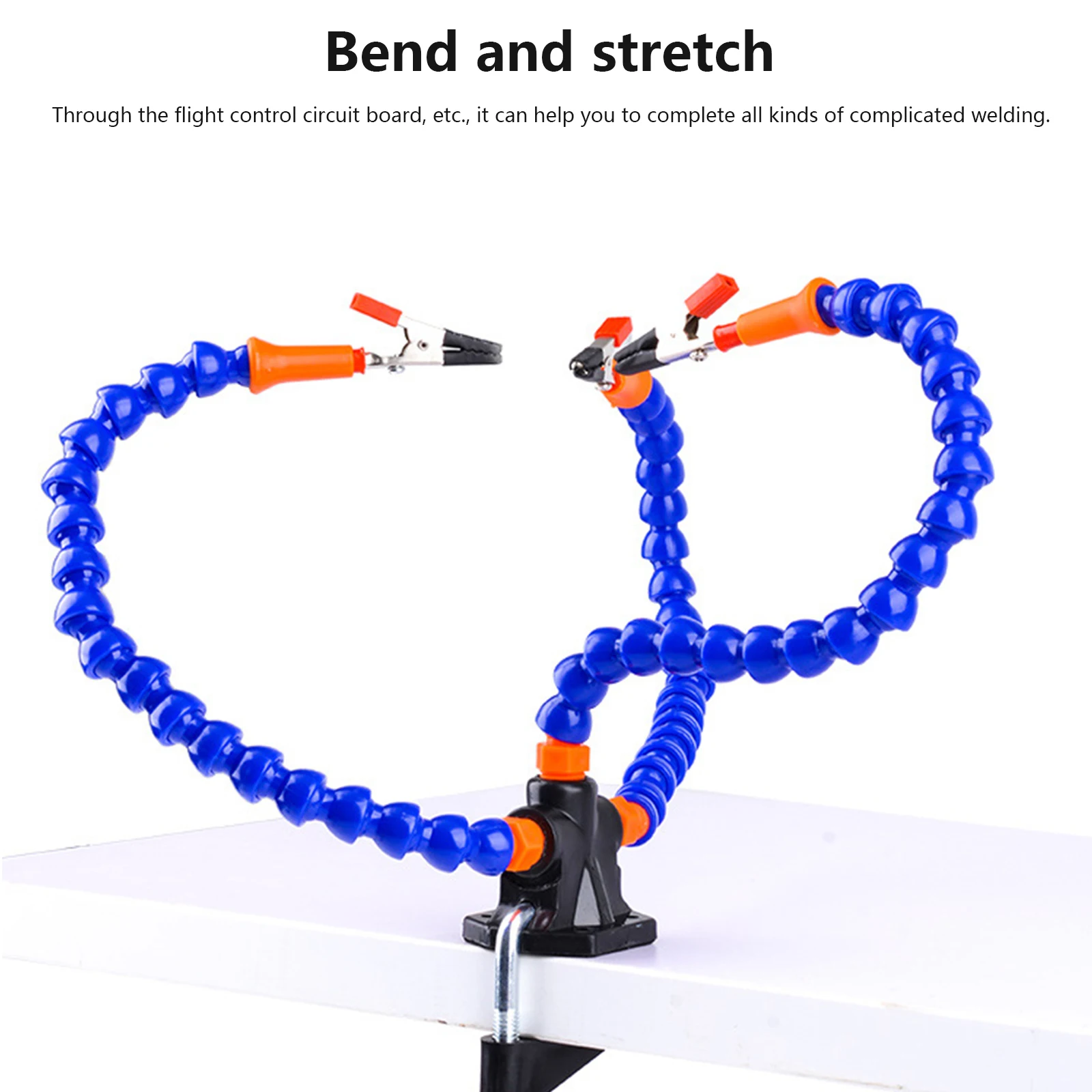 hot air station Table Clamp Soldering Station With 3 Flexible Arms Soldering Iron Holder PCB Welding Repair Tools Vise Hand Welding Station electric soldering iron kit