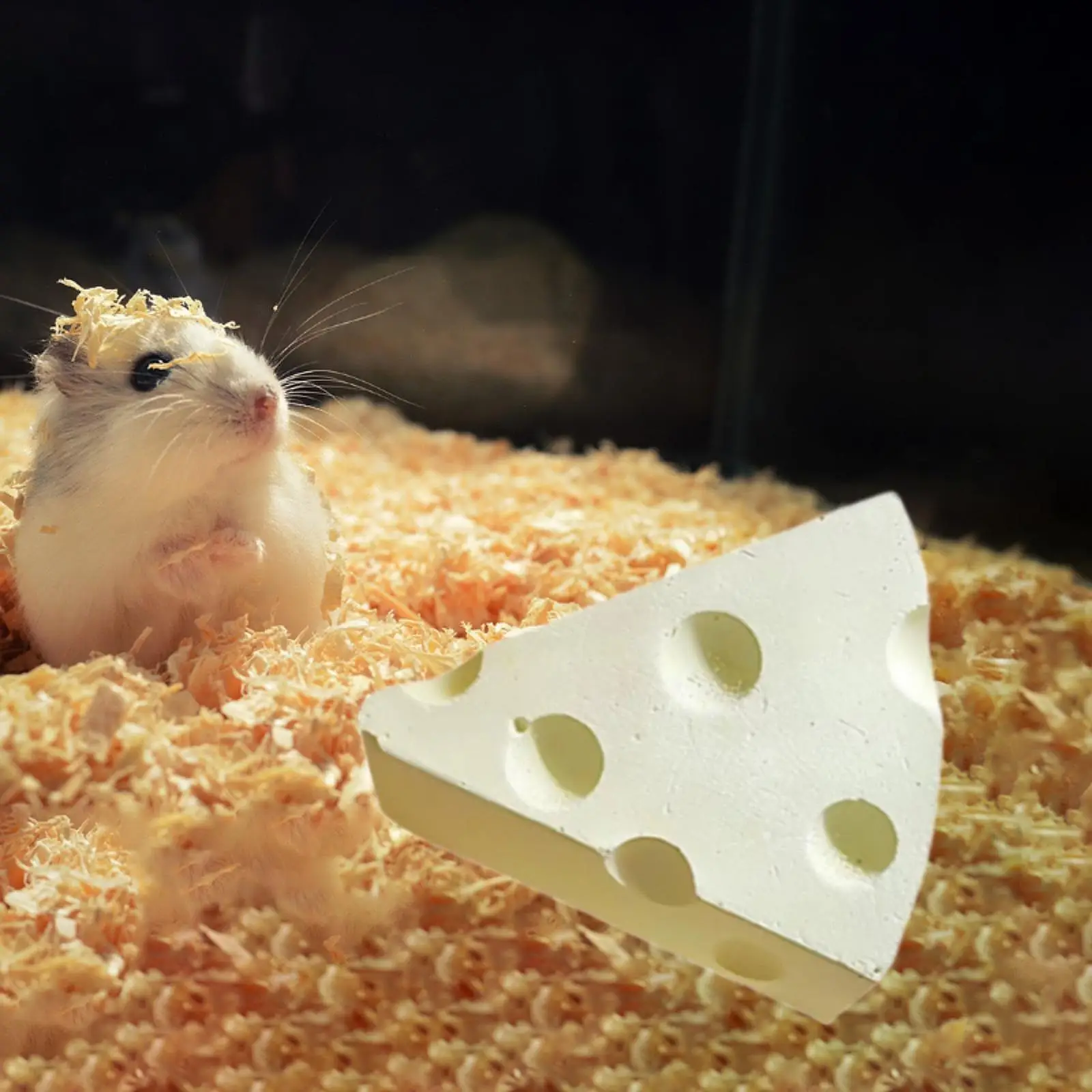 Hamster Grinding Stone Pet Dental Care Chinchilla Chews Toy Cheese Grinding