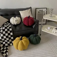 Soft And Cute Round Pumpkin Pillow Home Decoration Living Room Sofa Office Waist Pillow Halloween Gift 1