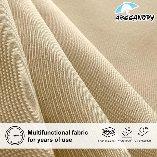 10x13ft Patio Umbrella - Large Windproof Cantilever Umbrella with 360-degree Rotation,Outdoor Offset Rectangle Umbrella for Back - Image 2