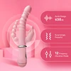 Waterproof Vibrators For Women12 Vibration mode Wireless Dildo Heating Tongue Licking Female Remote Control Clitoris Sex Toys 1