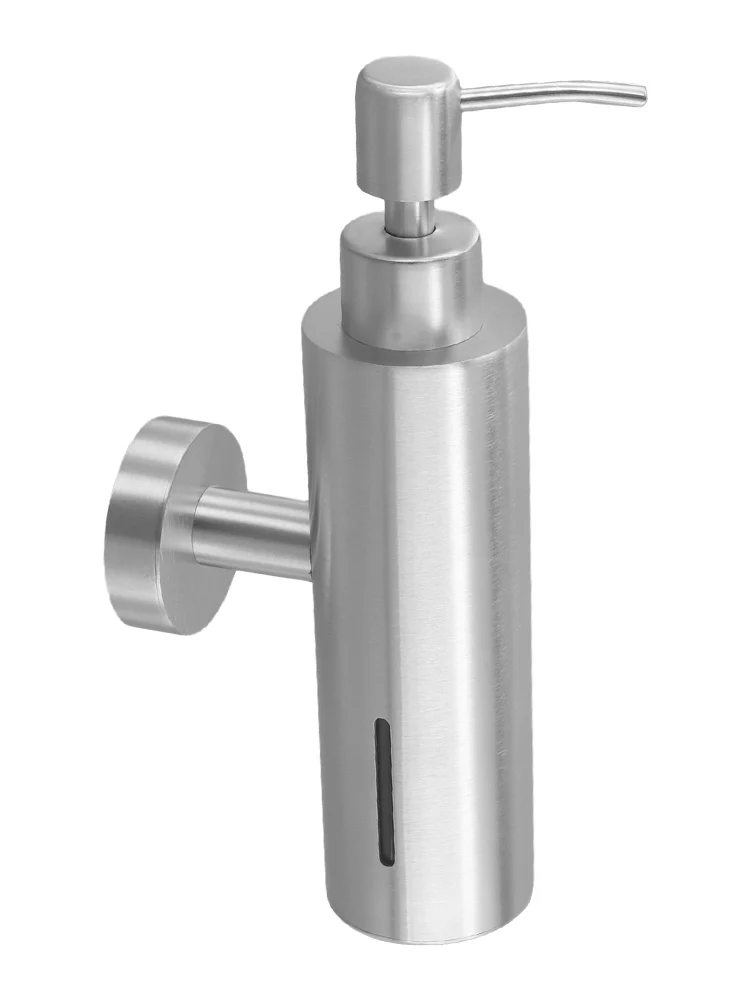 Wall Mounted Soap And Lotion Dispenser Stainless Steel Tower Shampoo Dispensers Pump Bottle Bathroom Accessories