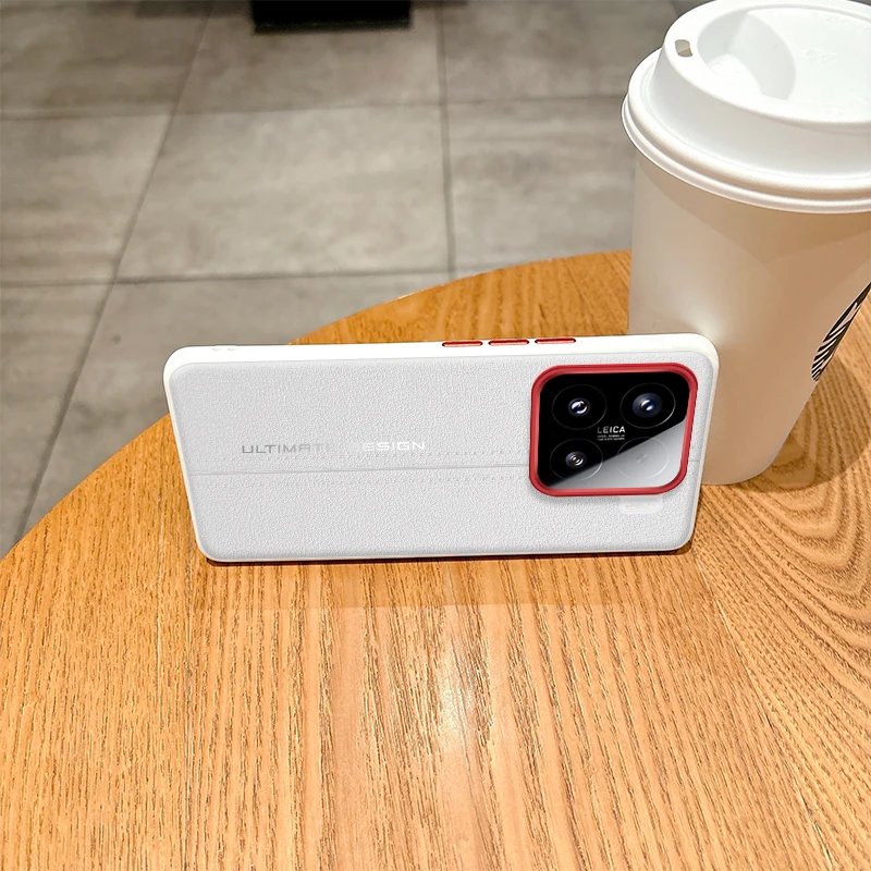 Elegant Business PU Leather Case with Soft TPU Edge - Ultra Thin Cover