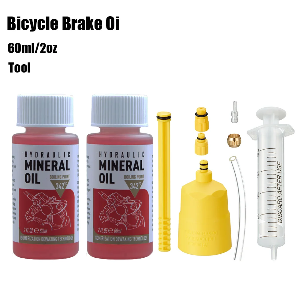 BicycleBrakeOil60ml2ozMTBTubessSealantFluidMineralLubricantShimanoMineralOilBike